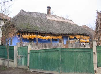 A hut in a village near Cluj-Napoca, Romania